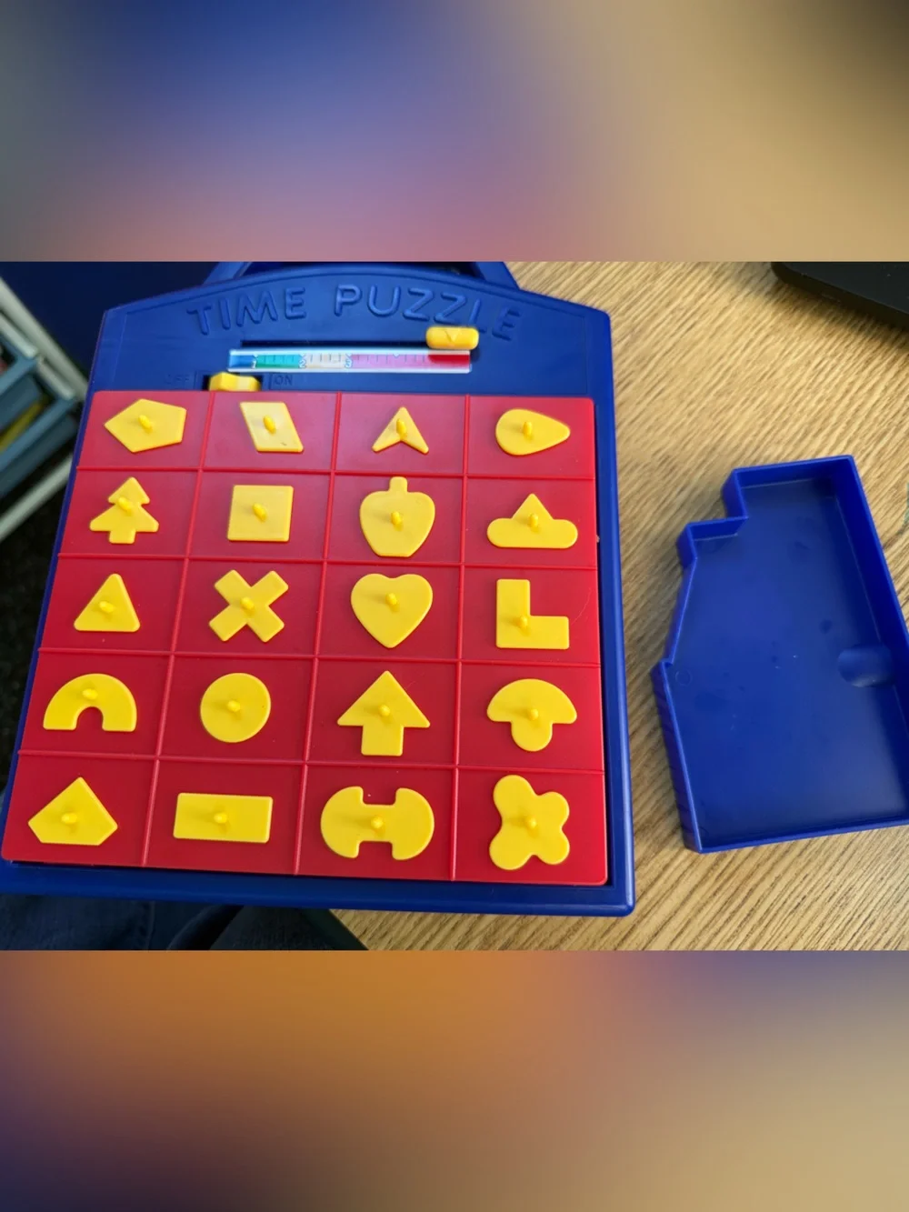 Shape Puzzle Pop Up Board Game Matching Fine Motor Skills Complete No Box PreK